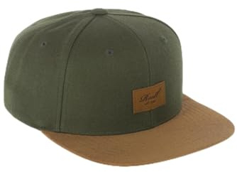 Reell Original Suede Cap, 6 Panel Snapback Kappe für Herren und Damen, Unisex