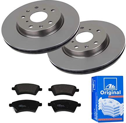 ATE Bremsen-Set 2 Bremsscheiben + Bremsbeläge Bremsensatz Ø280 Einbau Vorne Bremsscheiben-Set Scheibenbremsen passend für Suzuki SX4 / SX4