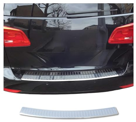 OMAC Ladekantenschutz Stoßstangenschutz kompatibel mit VW Touran 2010-2015 Edelstahl Silber 1tlg