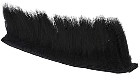 Gazechimp DIY Helm Mohawk Hair Punk Hair Für Motorrad Ski Snowboard Helme - Schwarz
