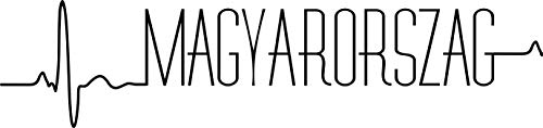 Autoaufkleber: Herzschlag ' Magyarország', Hochleistungsfolie, Ungarn, Land // KFZ-Aufkleber – Wetterfest (Weiß - 200 mm x 50 mm)