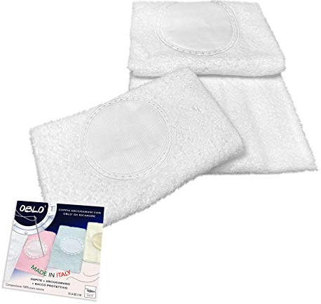 Tex Family Handtuch-Set aus Frottee Aida-Stoff zum Sticken, Kreuzstich 1 + 1, mit Gesichts- und Gästehandtuch, Weiß