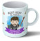 Planetacase - Taza Guitarrista - Regalo Original - Cerámica Alta Resistencia 330 mL - Apta Microondas y Lavavajillas - Ideal Música y Músicos, Guitarra eléctrica, Guitarrista, Él