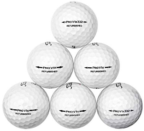 Titleist Pro V1x Golfbälle - Mintqualität - 50 gebrauchte Golfbälle (AAAAA, Keine Logos oder Spielermarkierungen)