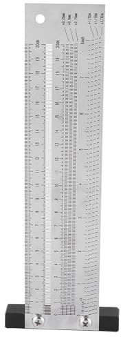 Regla de marcado de ultra precisión, herramienta de calibrado de regla de marcado de carpintería de acero inoxidable(200mm/8in)