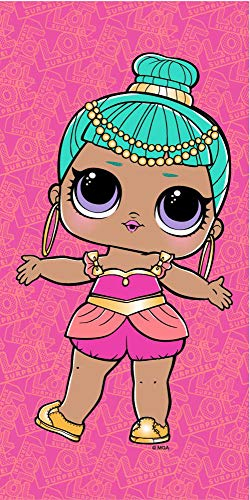 empireposter LOL Suprise - pink - Mikrofaser-Handtuch 70x140 cm - Kinder Strandtuch