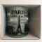 VIANAYA - Mug Paris Tour eiffel cylindrique en verre avec tous les symboles de Paris - hauteur 9,5 CM
