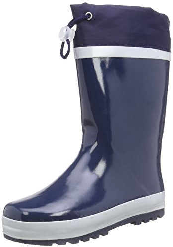 Playshoes Stivali Imbottiti In Gomma, Unisex - Bambini e ragazzi, Blu Marino, 35 EU
