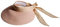 Cool4 Damen Bandana Cap Visor Sonnenhut Strand Schirm Baumwolle Cap Chemo A13 (Natur Rosa)