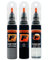 FIRANTO Lackstift Autolack Reparaturset für Porsche L041 Tiefschwarz - 3-in-1 Autolack Kratzer Reparaturstift 15ml Grundierung, Klarlack
