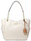MICHAEL KORS Jet Set Große Logo Kette Gurt Tasche, Vanilla Signature, Large