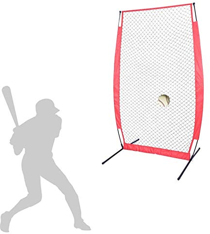 ChengBeautiful Baseball-Übungsnetz Tragbarer dauerhafter Softball-Baseball-Praxis-Netz mit Bogenrahmen-Tasche im Freien Softball-Training Netz (Farbe, Size : 113x15x14cm)