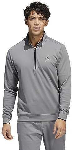 adidas Men's Quarter-Zip Sweatshirt (Long Sleeve)