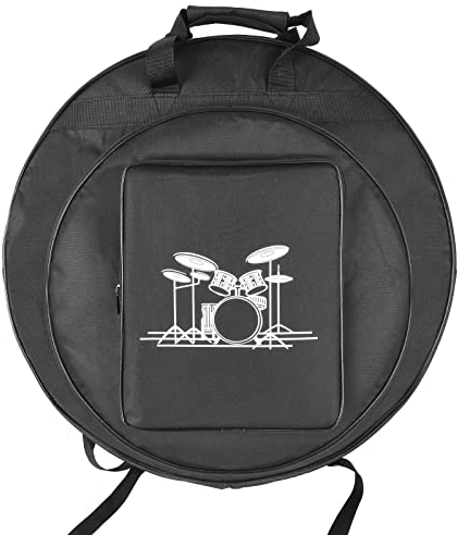 Tosnail 22“ Cymbal Gig Bag mit Tragegriff, strapazierfähigen Schultergurten und Doppeltaschen, ideal zur staubgeschützten Aufbewahrung