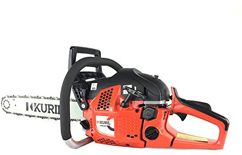 Motosierra Gasolina Kuril 61,5 cc | Espada 45 cm | Agarre Ergonómico para Poda y Tala
