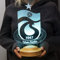 Sentidos Trabzonspor 3D Lampe mit Gravur Fans - personalisierbares Geschenk - schenke Dein individuellen Trabzon Spor Fanartikel Fußball 3D Optische Täuschung Lampe