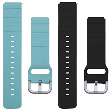 VGOL 2 correas de silicona de repuesto para reloj inteligente de 19 mm compatibles con ID205 ID205L ID205G ID205S ID205U SW021 SW025