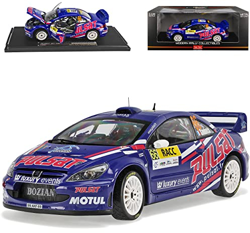 alles-meine.de GmbH Peugeot 307 WRC Snobeck RACC Rally Catalunya 2009 1/18 Sun Star Modell Auto mit individiuellem Wunschkennzeichen