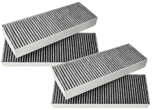 vhbw 4X Aktivkohlefilter kompatibel mit Bora BIU Series, GP4 Dunstabzugshaube - 34 x 12,2 x 4,25 cm