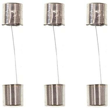 HUABAN 25 Piezas F12AL250V 12A 12 Amp 250V 6 * 30mm Fusible de vidrio de acción rápida