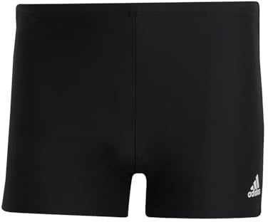 adidas Men's Block Boxer Swimwear, Black/Semi Lucid Blue, XS/S