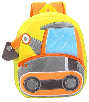 Perfeclan Kleinkind Büchertasche Schultaschen Daypack Rucksack Duffle Bookbag Kinderrucksack, Bagger