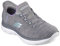 Skechers Summits Dazzling Haze, Zapatillas Mujer, Gris Menta, 35.5 EU Ancho
