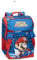 Supermario - Ausziehbarer Schulrucksack mit Verlängerung 9 cm, großer Fach, Reißverschlüsse und Taschen - Rucksack für Jungen und Mädchen, 29 x 41 x 13,5 cm, blau, Taglia unica, Casual