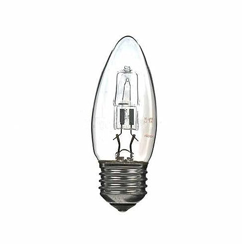 Swan Energiesparlampe, Halogenlampe, Kerzenform, 42 W, E27, klar