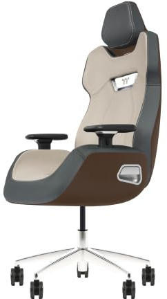 Thermaltake Argent E700 Mocha Mousse & Slate Gray Crayon Real Leather Chair