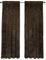 BEAUTEX Samt Vorhang Kräuselband U-Band Gardine Velvet abdunkelnd und Blickdicht, 140x175 cm (Breite 140 cm, Höhe 175 cm, Braun)