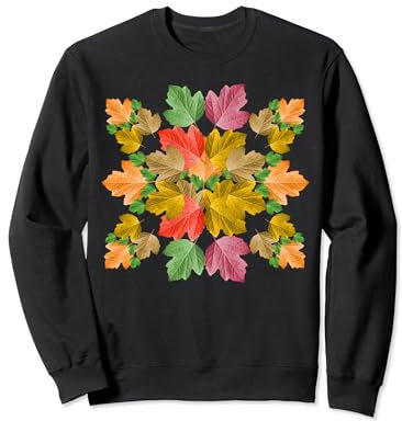 feuilles colorées en automne arbre feuille feuillus forêt arbres Sweatshirt