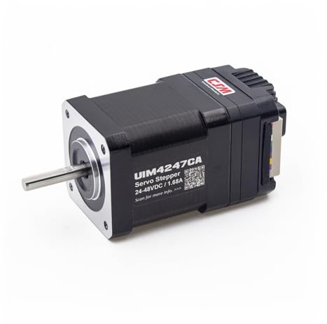 NEMA 17 integrierter Servo-Schrittmotor mit integriertem Absolut-Drehgeber, geschlossener Servobewegungsregler und Treiber, CAN-Bus, hohe Geschwindigkeit 3000 U/min, max. 0,43 Nm, 1,7 A, 24–48 V DC