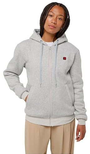 G-HEAT Beheizbarer Zip-Hoodie - 3 Heizstufen, bis zu 7 h Akkulaufzeit | Für Damen & Herren, Kapuze mit Reißverschluss, körpernaher Schnitt - Akku inklusive