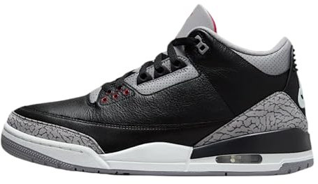 Nike Air Jordan 3 Retro - Tenis para hombre, Negro, 41 EU