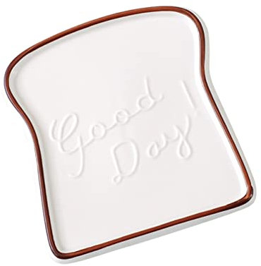 Garneck Porzellan Toastteller Keramikteller Für Frühstück Dessertteller Speisetablett Aus Porzellan Rutschfest Und Spülmaschinenfest Für Küche Und Party