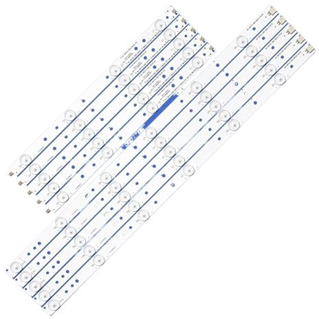 TVAAGHBCBR LED Backlight Strip Compatible With Philips 43 TV GJ-2K16-430-D510-V4 LB43003 V0_02 LB43101 43PFS4131 43PFS5531 43PUT4900 TPT430US TPT430H3