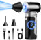 Compressed Air Duster - Electric Air Duster Rechargeable 180000RPM with 3 Gear Adjustable Compressed Air Blower, Mini Blower for Keyboard, PC, Home Cleaning Outdoor, Car Cleaning