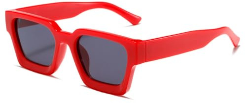 Neue 2025 Retro-Quadrat-Sonnenbrille mit dickem Rahmen und verstärktem Metallscharnier UV400