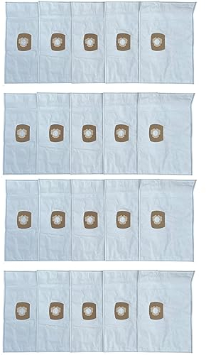 20 Big Pack X-Treme Heavy Duty Staubsaugerbeutel kompatibel für ShopVac 20-30 L / 90661