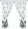 Charlotte Thomas, Fern, Pair of Pencil Pleat Lined Curtains, with Tie Backs Green, 168 x 183 cm