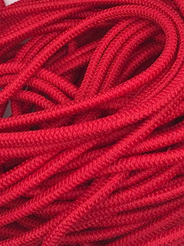 5m Gummikordel am Stück, Gummiband, 22 Farben (Rot)