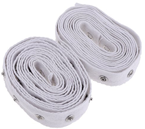 Sharplace Druckknopfband zum annähen, 2er Set, 2 mm