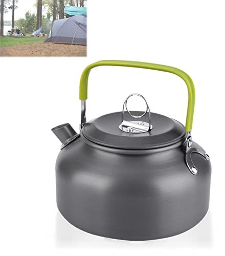 V GEBY Cafetera portátil Tetera Hervidor de agua para senderismo Picnic BBQ Camping