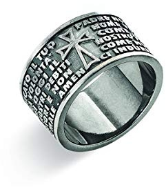 Ringe Amen PADRE NOSTRO PNB925-26 Silber