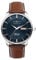 Zeppelin Herrenuhr mit Lederband Serie Atlantic Automatik Wochentag Datum 8466-3