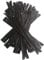 Hayek 20 x Reißverschluss Perlon Nr. 3 - Nicht teilbar - Nylon (Schwarz, 40 cm)