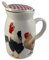 Taza de Café/Té Original, Decorativa para Desayuno o Regalo - Incluye tapa y cuchara - 11x10 cm (Gallina)