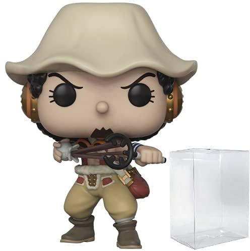 POP One Piece - Usopp Funko Pop! Vinyl Figure (Bundled with Compatible Pop Box Protector Case) Multicolored 3.75 inches