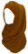 Lina & Lily Bubble Chiffon Damen Muslim Hijab Kopftuch Schal Turban, Stoff Leicht Undurchsichtig (Rostbraun)